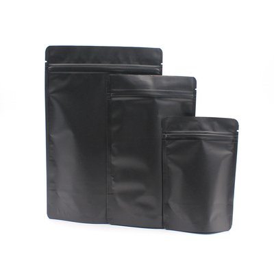 Los bolsos de empaquetado k plásticos de Matte White Black Aluminum Foil se levantan