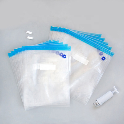 los bolsos del sellador del vacío de la comida 50-200microns, limpian las 9 bolsas de plástico que se puede volver a sellar X12