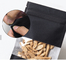 Papel de empaquetado de Brown Kraft de las habas de las nueces del bocado del bolso del pequeño k blanco negro