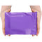 Bolso de empaquetado polivinílico púrpura bajo del LDPE 10x13 de MOQ para la prueba de envío del rasgón