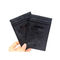 Bolso de empaquetado k negro que se puede volver a sellar de Mylar con la ventana CMYK/la impresión de Pantone