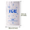 Hielo disponible Lolly Plastic Bags, bolsa reutilizable de 10lb 25lb del estallido del hielo