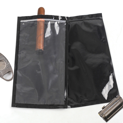 El bolso hidratante 5pcs del cigarro transparente del viaje selló el bolso del almacenamiento del cigarro