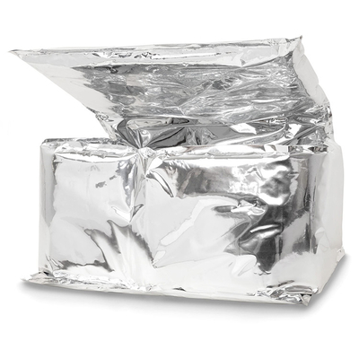 Alimentos congelados Contenedores aislados de plata