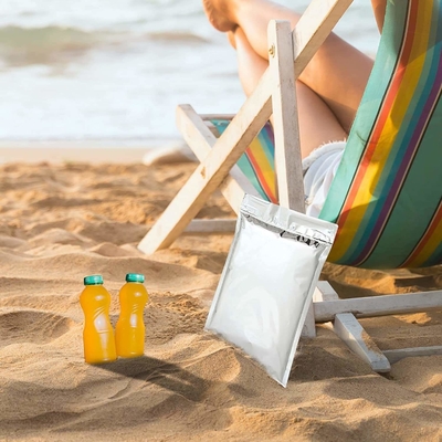 Envases de envío aislados de plata Bolsas de papel metálico aislado de sello aislado de cierre aislado bolsas térmicas