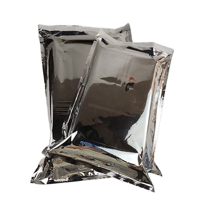 Envase térmico a prueba de agua refrigerador de caviar Envases para envío, bolsa aislada de papel de aluminio Mailer de plata