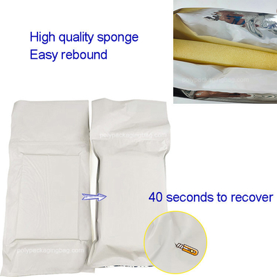 Bolsas aisladas de papel de aluminio de plata Buques de pequeño tamaño Productos sensibles a la temperatura Envases metalizados aislados para el frío