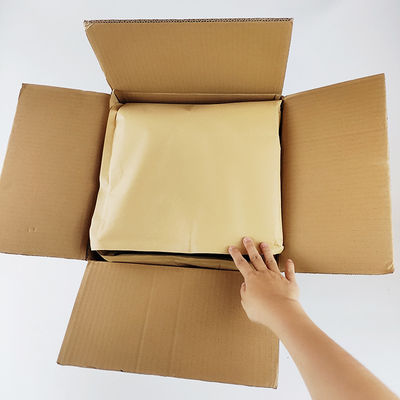 Amigable al medio ambiente Líneas térmicas de papel kraft reciclable en la carretera Material de lana Refrigerante de caja