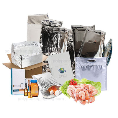 Bolsas de aislamiento de espuma gruesa Mailer térmico Envase metalizado aislado extremo